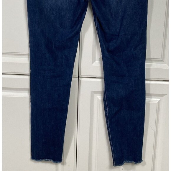 Kancan Womens Sz 30 Cassandra Midrise Super Skinny Jeans Stretch Distressed Knee - Picture 7 of 10